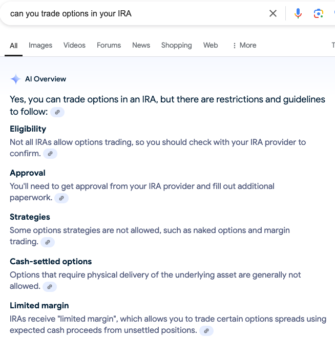 Can You Trade Options In Your IRA?